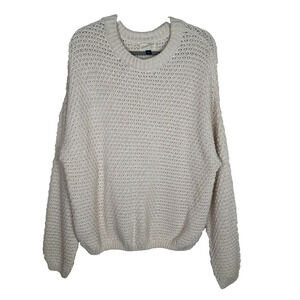 Universal Thread Womens Sz XXL oversize cream cotton blend Fisherman Cottagecore